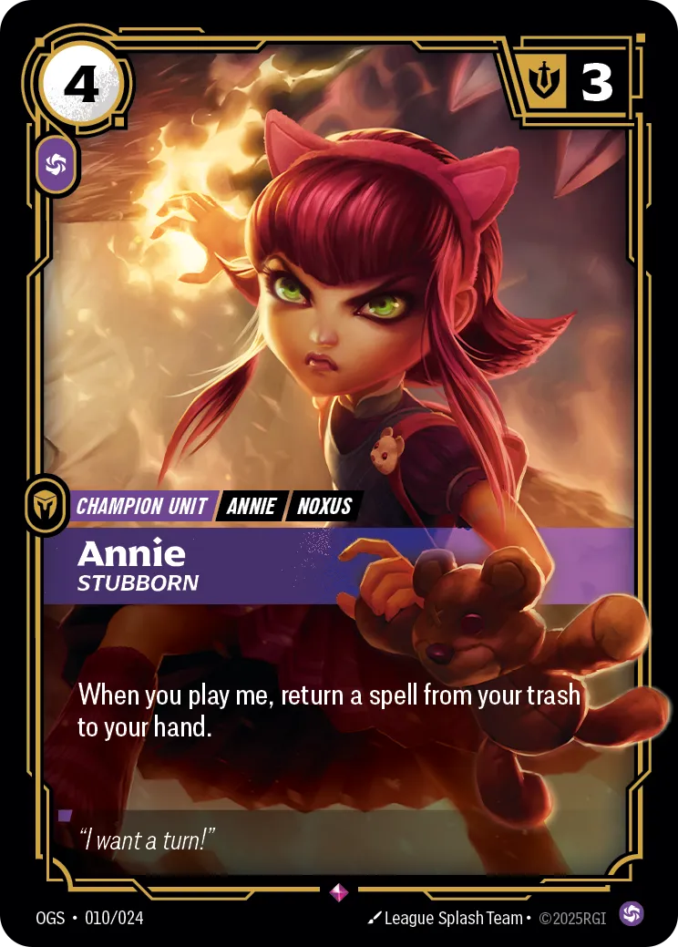 Annie - Stubborn